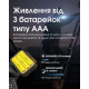 Налобний ліхтар із універсальним живленням Nitecore HA13 (350 люмен, 7 режимів, 3xAAA, USB-C)