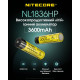 Акумулятор літієвий Li-Ion 18650 Nitecore NL1836HP 3.6V (8A, 3600mAh), захищений