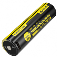 Акумулятор літієвий Li-Ion 18650 Nitecore NL1836R 3.6V (3600mAh, USB-C), захищений