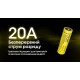 Акумулятор літієвий Li-Ion 21700 Nitecore NL2160HP (6000mAh), захищений