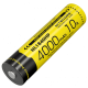 Акумулятор літієвий Li-Ion 18650 Nitecore NL1840HP 3.6V (10A, 4000mAh), захищений