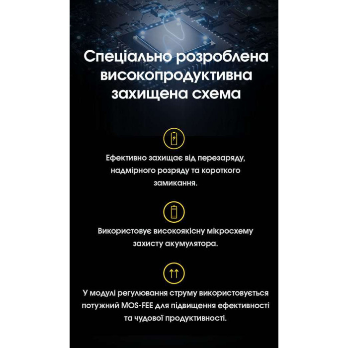 Акумулятор літієвий Li-Ion 18650 Nitecore NL1840HP 3.6V (10A, 4000mAh), захищений