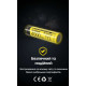 Акумулятор літієвий Li-Ion 18650 Nitecore NL1840HP 3.6V (10A, 4000mAh), захищений