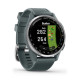 Смарт-годинник Garmin Approach S44 зі сріблястим алюмінієвим безелем і силіконовим ремінцем сутінкового кольору