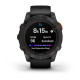 Смарт-годинник Garmin Fenix 7 Pro (без Wi-Fi) - Solar Edition - сланцево-сірий з чорним ремінцем