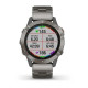 Смарт-годинник Garmin Fenix 6 Sapphire Titanium з титановим ремінцем