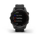 Смарт-годинник Garmin Fenix 7S Sapphire Solar титановий сірий DLC з чорним ремінцем Black Band