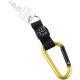 Munkees 3228 карабін 8 mm with strap, compass, keyring green