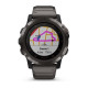 Мультиспортивний GPS-годинник Fenix 5X Plus Sapphire Carbon Gray DLC Titanium з титановим ремінцем