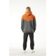 Picture Organic толстовка Basement Plush Hoody red clay-dark grey XL