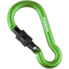 Munkees 3249 карабін Pear with Screw Lock 8 mm x 80 mm grass green