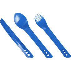 Lifeventure виделка, ложка, ніж Ellipse Cutlery blue