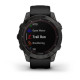 Смарт-годинник Garmin Fenix 7 Sapphire Solar титановий сірий DLC з чорним ремінцем
