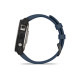 Смарт-годинник Garmin Quatix 7 Sapphire AMOLED з синім силіконовим ремінцем