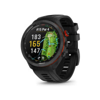 Смарт-годинник Garmin Approach S70 (47 мм) з чорним керамічним безелем та чорним ремінцем