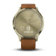 Смарт-годинник Garmin Vivomove HR Premium Gold Tone Light Brown Small/Medium