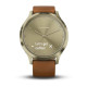 Смарт-годинник Garmin Vivomove HR Premium Gold Tone Light Brown Small/Medium