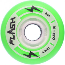 Micro колеса Flash 76 mm green