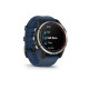 Смарт-годинник Garmin Quatix 7 Sapphire AMOLED з синім силіконовим ремінцем