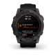 Смарт-годинник Garmin Fenix 7X Sapphire Solar титановий DLC сірий карбон з чорним ремінцем