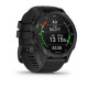 Смарт-годинник Garmin Descent Mk2S Carbon Gray DLC Black з чорним силіконовим ремінцем