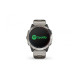 Смарт-годинник Garmin Quatix 6x Solar Grey з титановим браслетом