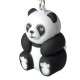 Munkees 1103 брелок ліхтарик Panda LED black-white