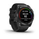 Смарт-годинник Garmin Fenix 7X Pro - Solar Edition (без Wi-Fi) - сланцево-сірий з чорним ремінцем