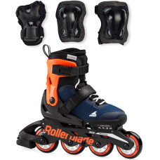 Rollerblade роликові ковзани Combo 2021 midnight blue-warm orange 33-36.5