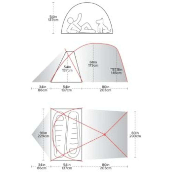 Намет Big Agnes Wyoming Trail 2, УТ-00003691