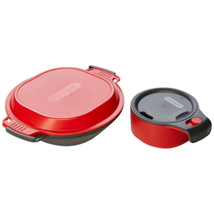 Набір посуду Humangear GoKit Deluxe (7-tool) Mess Kit, charcoalred