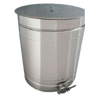 Відстійник нержав. 200 л з клапаном нержав. 2" (Ø 500, H 730) з ситом гориз. нержав.