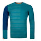 Термофутболка Ortovox 185 Rock'n'Wool Long Sleeve Mns, pacificgreen, M