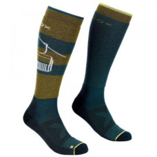 Шкарпетки Ortovox Free RIide Long Socks Mns, greenmoss, XL