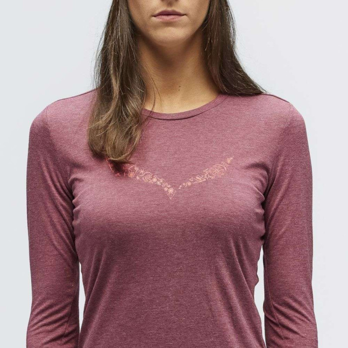 Футболка Salewa Solidlogo Dry L/S Tee Wms, УТ-00003984-579, L