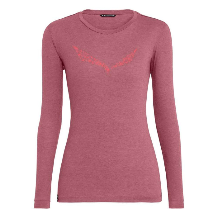 Футболка Salewa Solidlogo Dry L/S Tee Wms, УТ-00003984-579, L