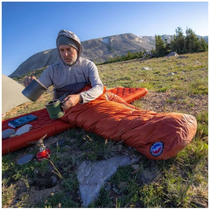 Спальник Big Agnes Greystone 20 (600 DownTek) Long, rooibos, лівий