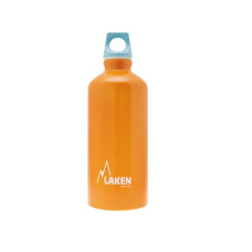 Пляшка для води LAKEN Futura 0.6 L, Orange/Blue Cap, 0,6L