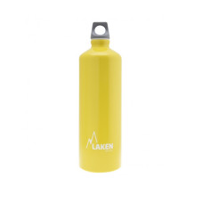 Пляшка для води LAKEN Futura 1 L, Yellow/Grey Cap, 1L
