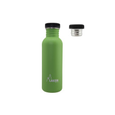 Пляшка для води LAKEN Basic Steel Bottle 0,75L - P/S Cap, Green,