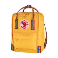 Рюкзак FJALLRAVEN Kanken Rainbow Mini, Warm Yellow/Rainbow Pattern