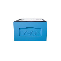 Корпус вулика на 12 рамок Дадан Lyson пінополістирольний фарбований ділений 6-6 рамок