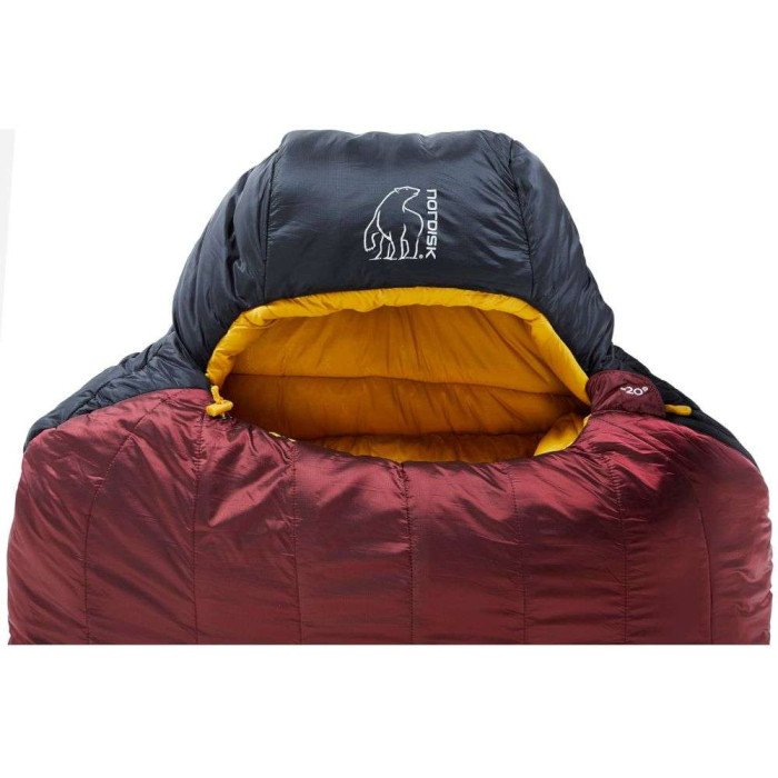 Спальник Nordisk Oscar -20° Mummy Large, rioredmustardyellowblack, L