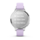 Смарт-годинник Garmin Lily 2 Active сріблястий із силіконовим ремінцем кольору фіолетовий жасмин