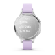 Смарт-годинник Garmin Lily 2 Active сріблястий із силіконовим ремінцем кольору фіолетовий жасмин