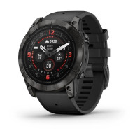 Смарт-годинник Garmin Epix Pro (Gen 2) - Sapphire Edition 51 mm - сірий титан DLC Carbon з чорним ремінцем