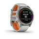 Смарт-годинник Garmin Fenix 7 Pro - Sapphire Solar Edition - титановий корпус з димчасто-сірим/помаранчевим ремінцем