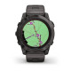 Смарт-годинник Garmin Fenix 7X Pro - Sapphire Solar Edition - темно-сірий титан DLC Carbon з титановим браслетом