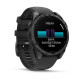 Смарт-годинник Garmin Fenix 8 – 47 мм, AMOLED, сланцево-сірий з чорним силіконовим ремінцем