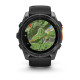 Смарт-годинник Garmin Fenix 8 – 51 мм, AMOLED, сланцево-сірий з чорним силіконовим ремінцем